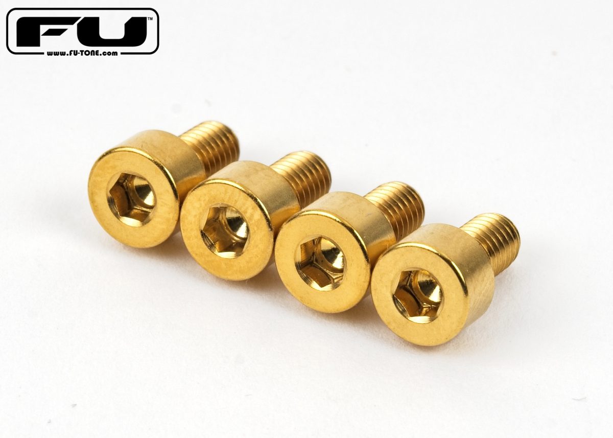 Titanium Nut Clamping Screw Set 7 String (4) - GOLD - FU-Tone